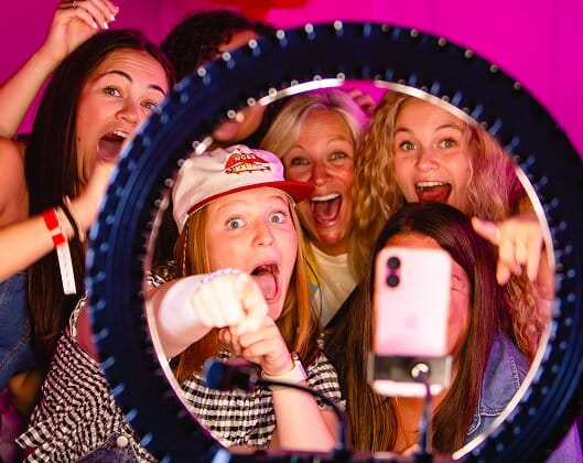 Rock The Runway crowd enjoying the festival