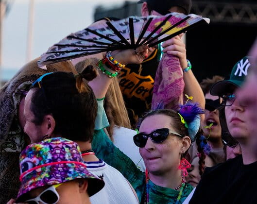 Rock The Runway crowd enjoying the festival